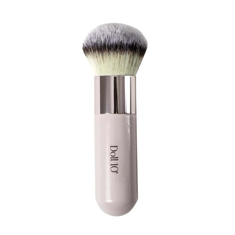 Doll 10 Jumbo Kabuki No. 9 Brush – Vegan / Synthetic Bristles powder brush new